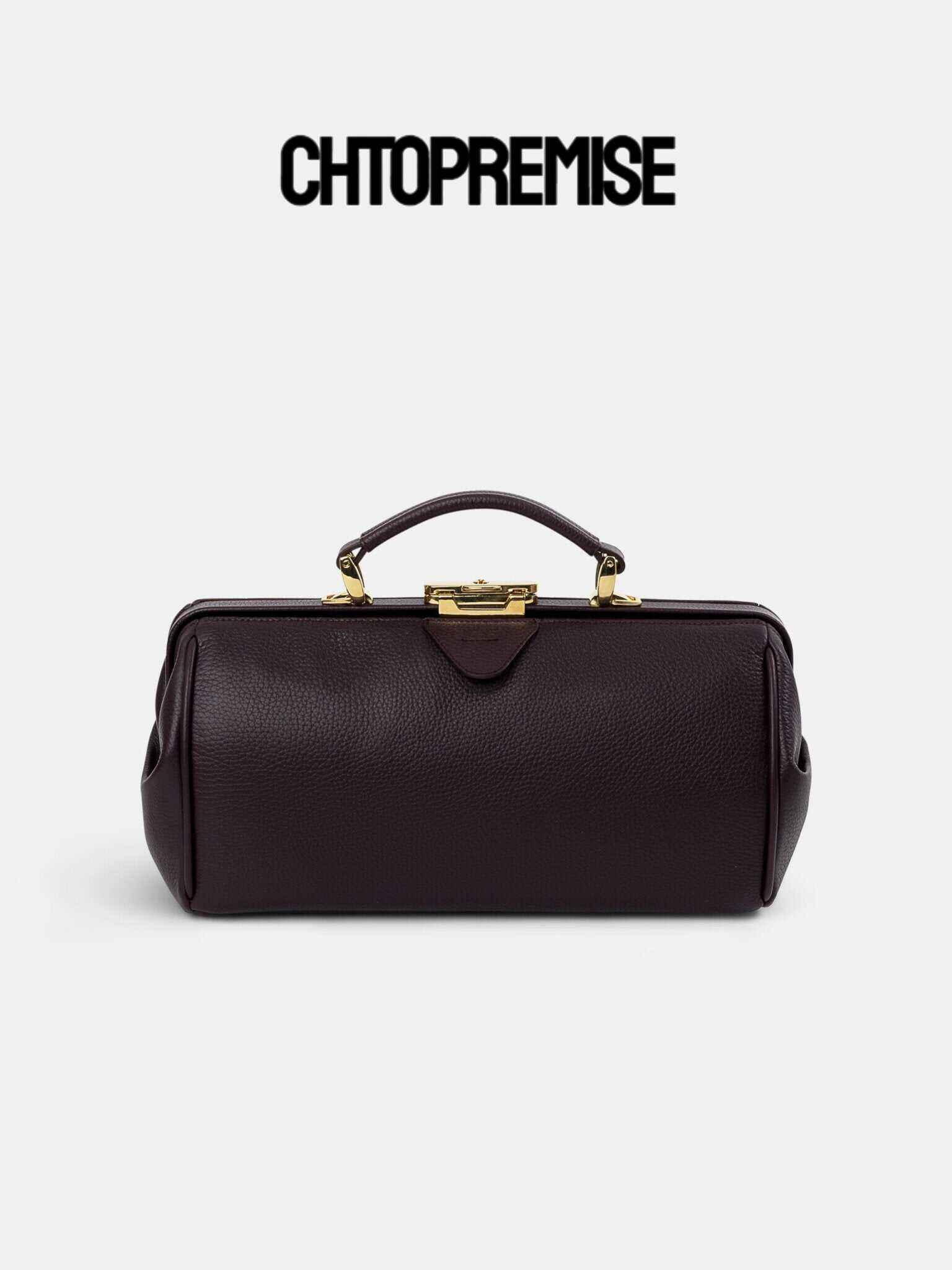 The Doctor's Bag -  Bordeaux Calf Grain