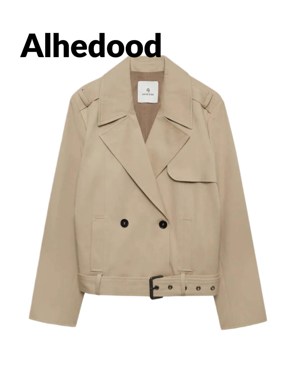 Anine Bing Greer Jacket in Taupe