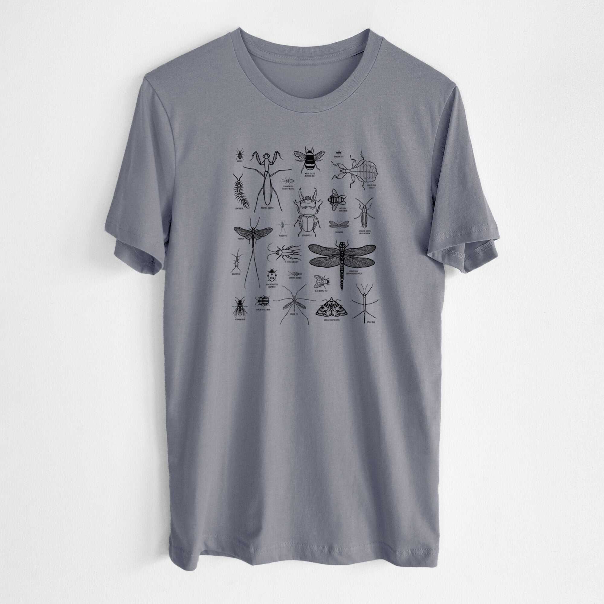 Chart of Arthropods/Insects - Lightweight 100% Cotton Unisex Crewneck