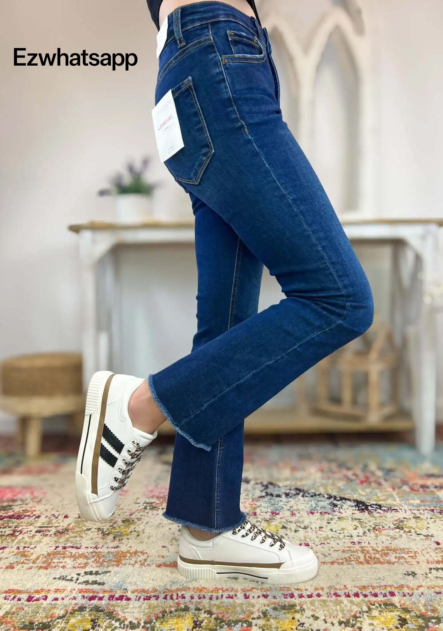 Lovervet by Vervet Tummy Control Kick Flare Jeans