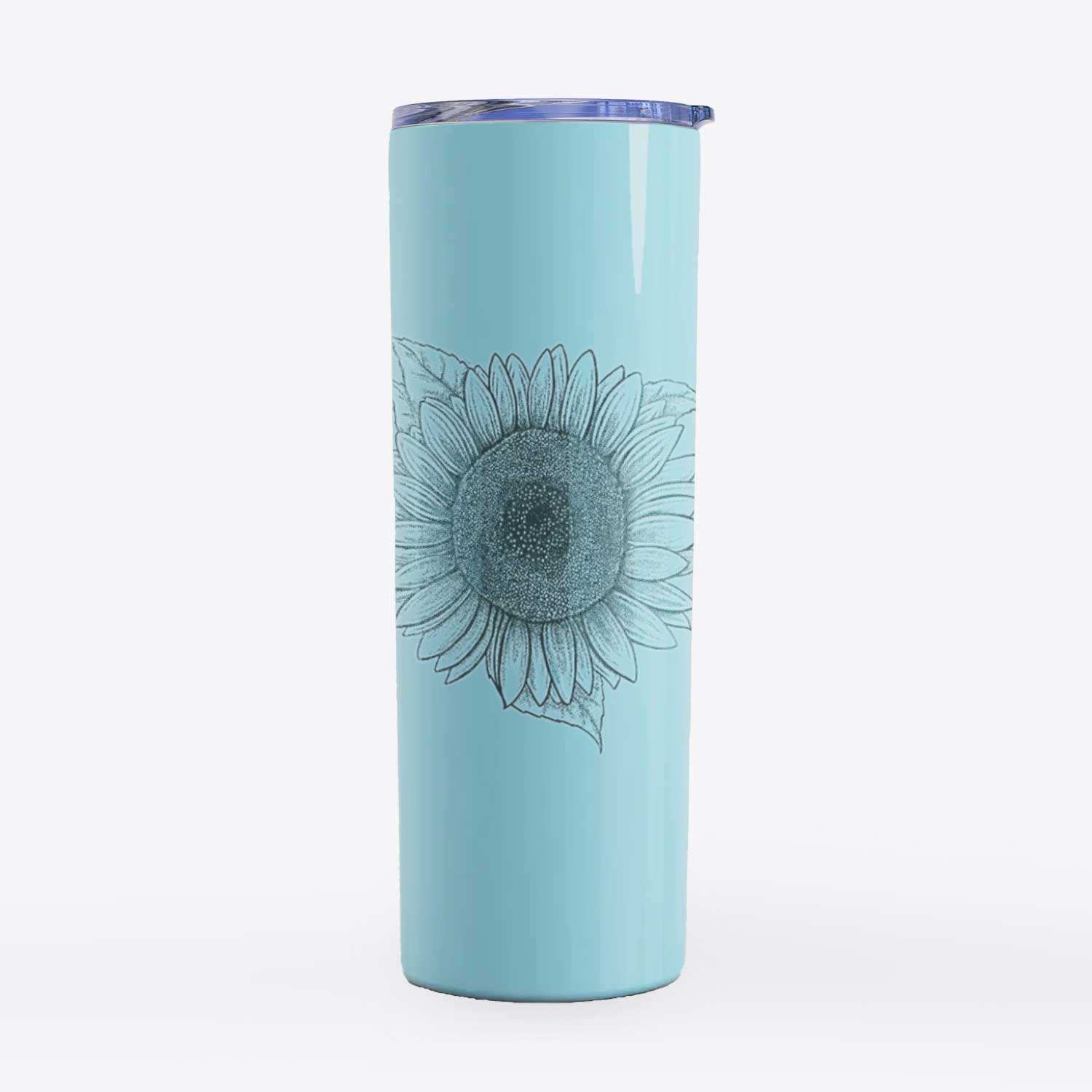 Lemon Queen Sunflower - Helianthus Annuus - 20oz Skinny Tumbler