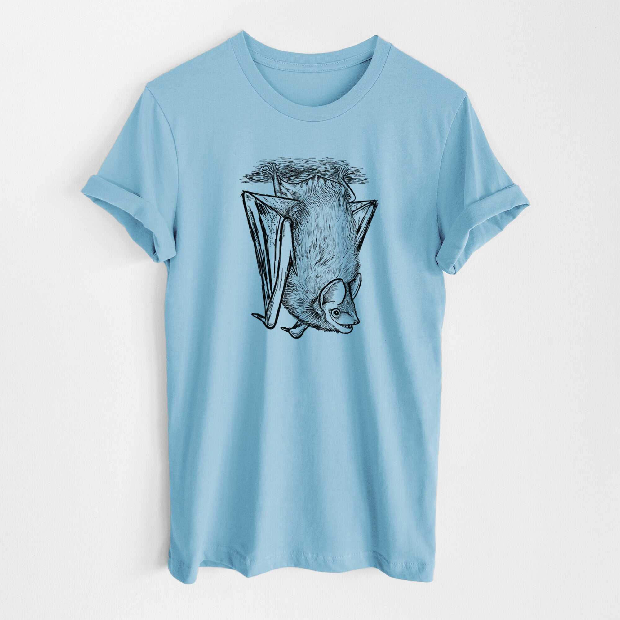 Eptesicus fuscus - Big Brown Bat - Lightweight 100% Cotton Unisex Crewneck