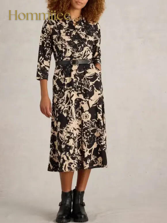 Rua Maxi Jersey Shirt Dress