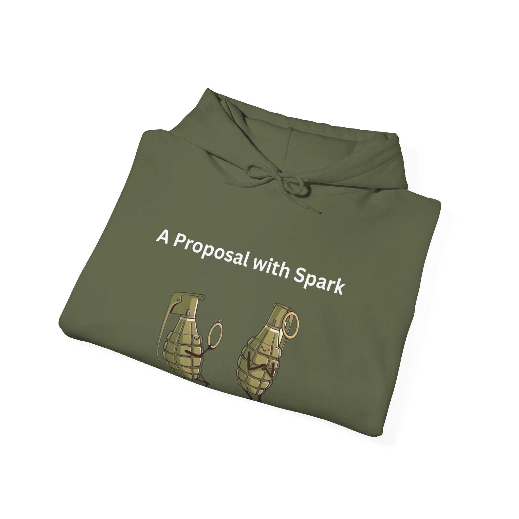 ZCKBDA Proposal with Spark. Unisex Heavy Blend™ Hooded Sweatshirt