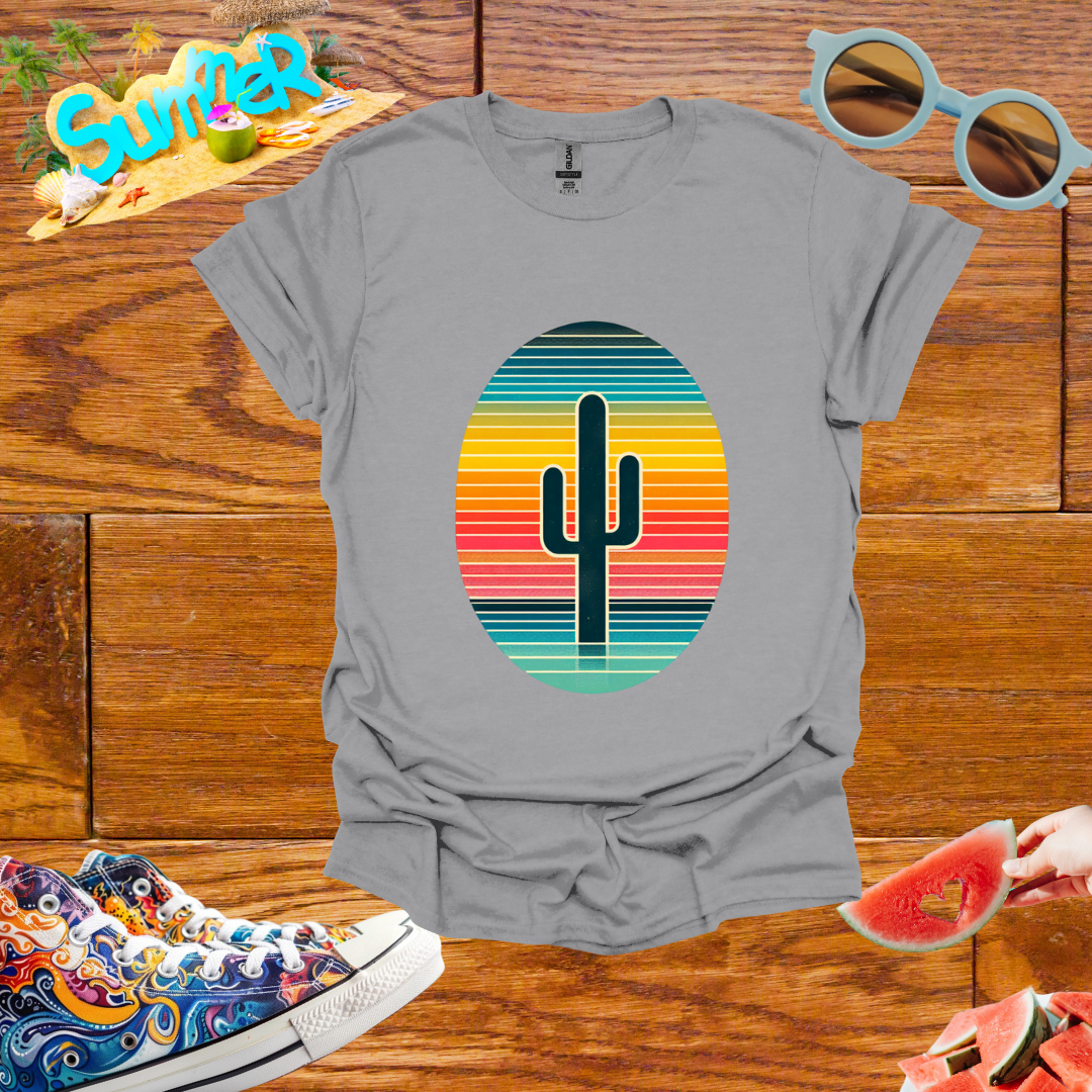 ZCKBDColorful Cactus T-Shirt