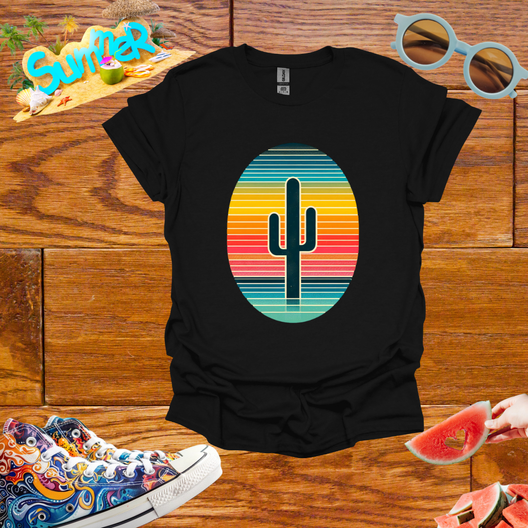 ZCKBDColorful Cactus T-Shirt