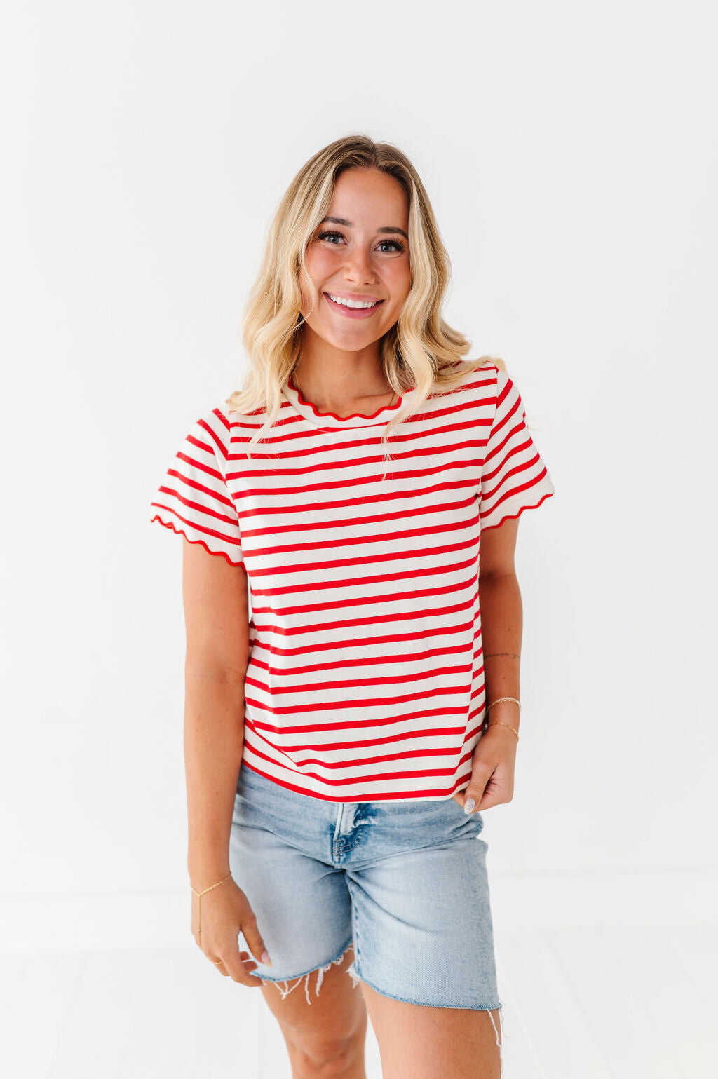 Lincoln Striped Top - Size 3XL Left