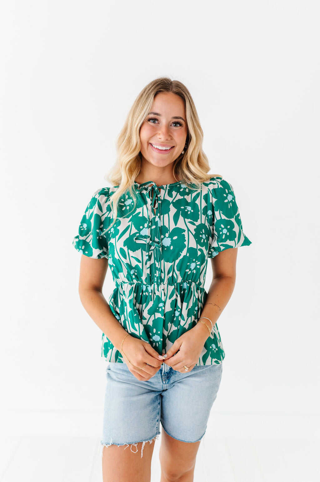Evana Tie Blouse
