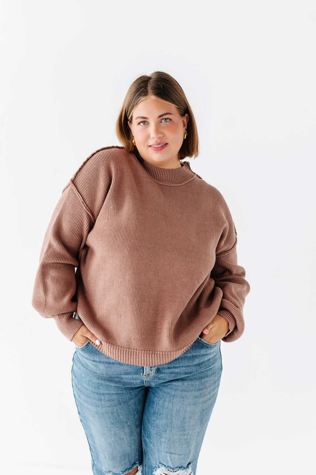 Tristan Drop Shoulder Sweater - Size 3X Left