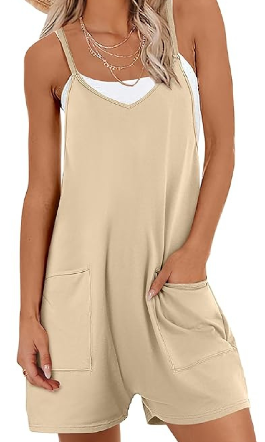 Loose Fit Sleeveless Jumpsuit For Casual Summer And Travel Days