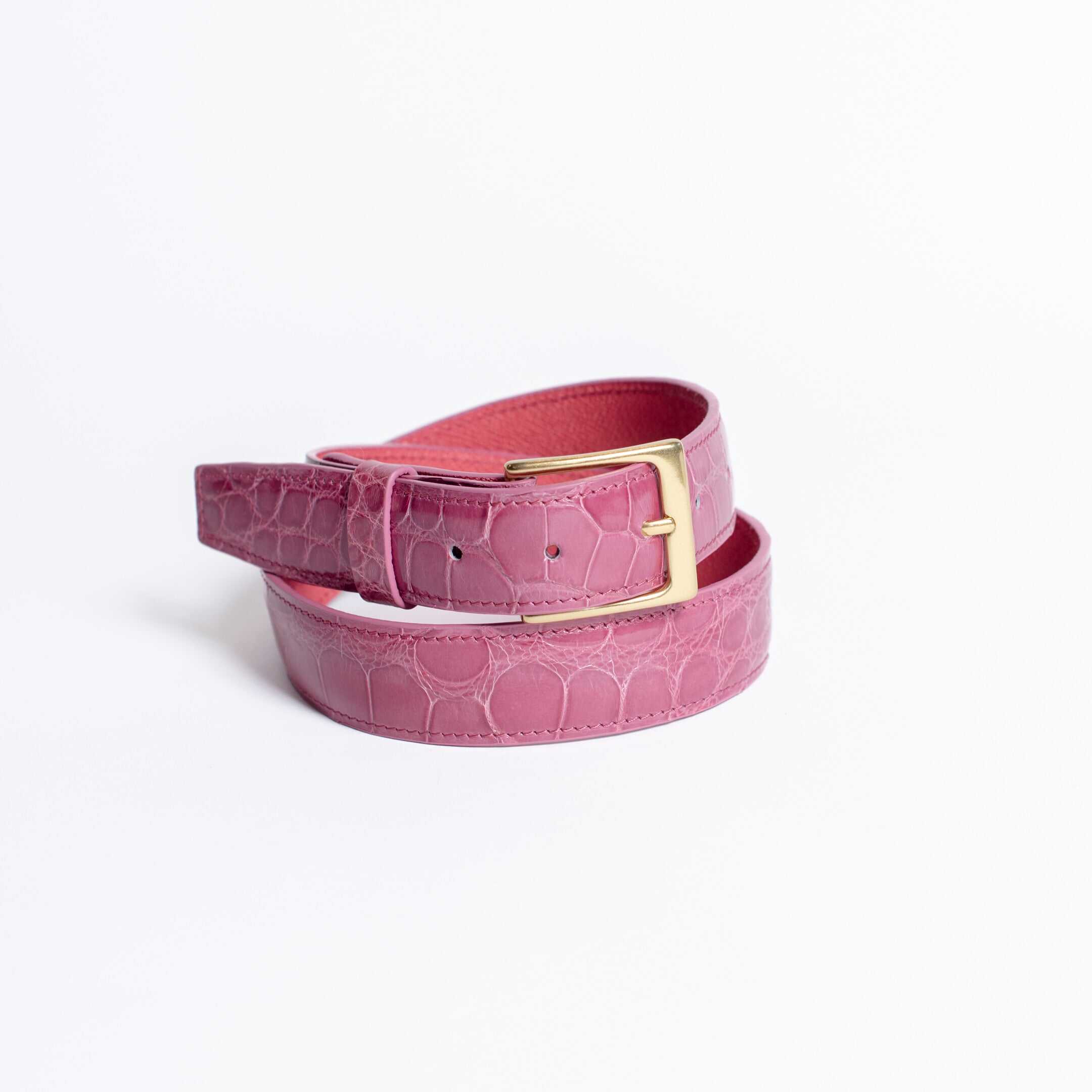 Full Skin Belt, Pink Glazed