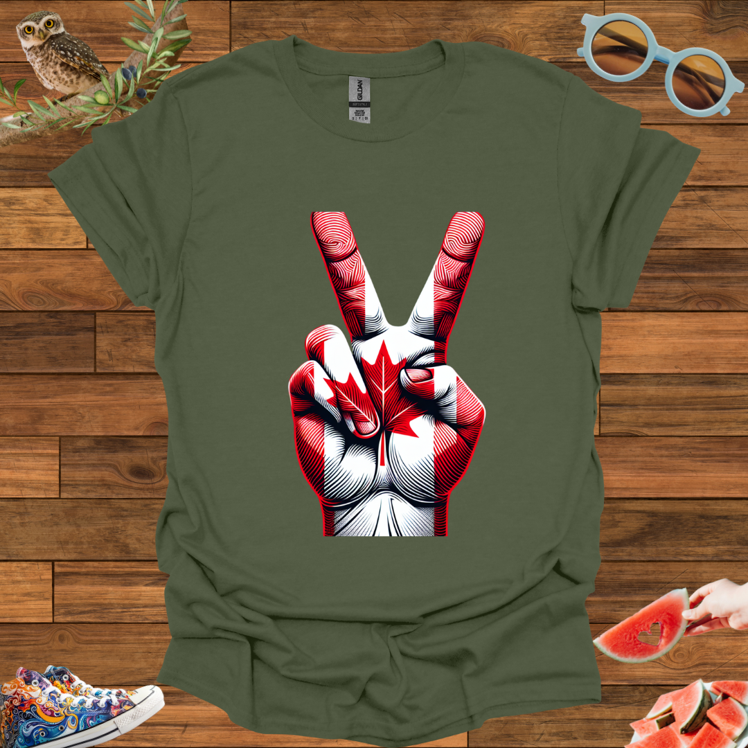 ZCKBDCanada Peace T-Shirt