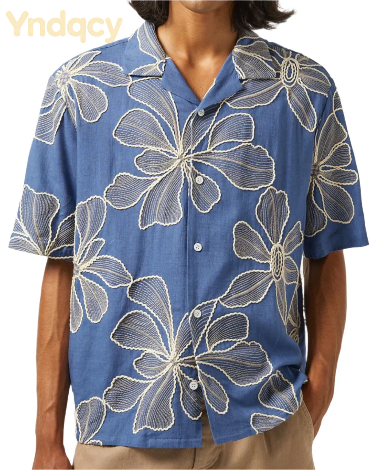 Corridor Applique Hawaiian SS Camp Shirt