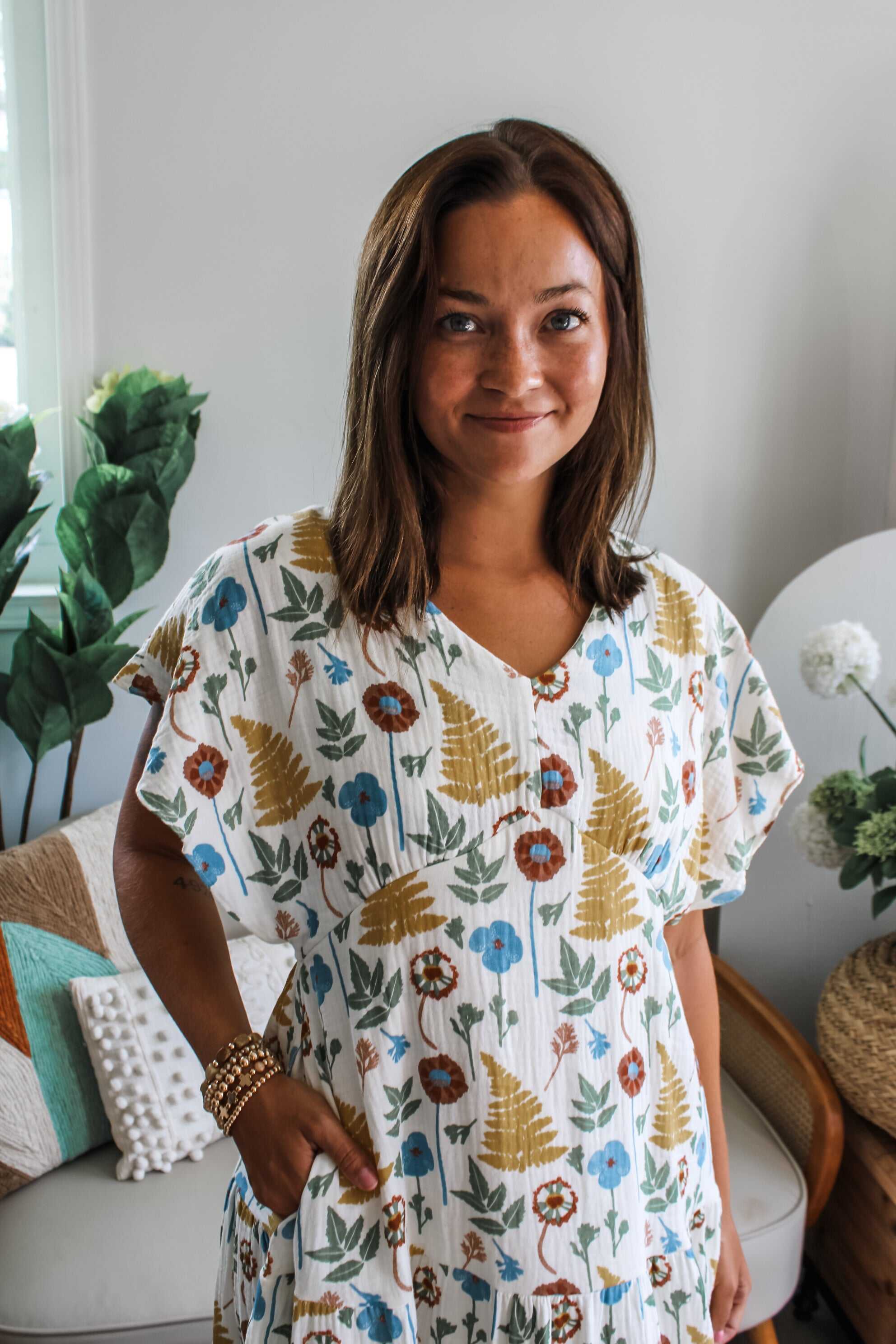 Worth The Wait Floral Midi • Multi