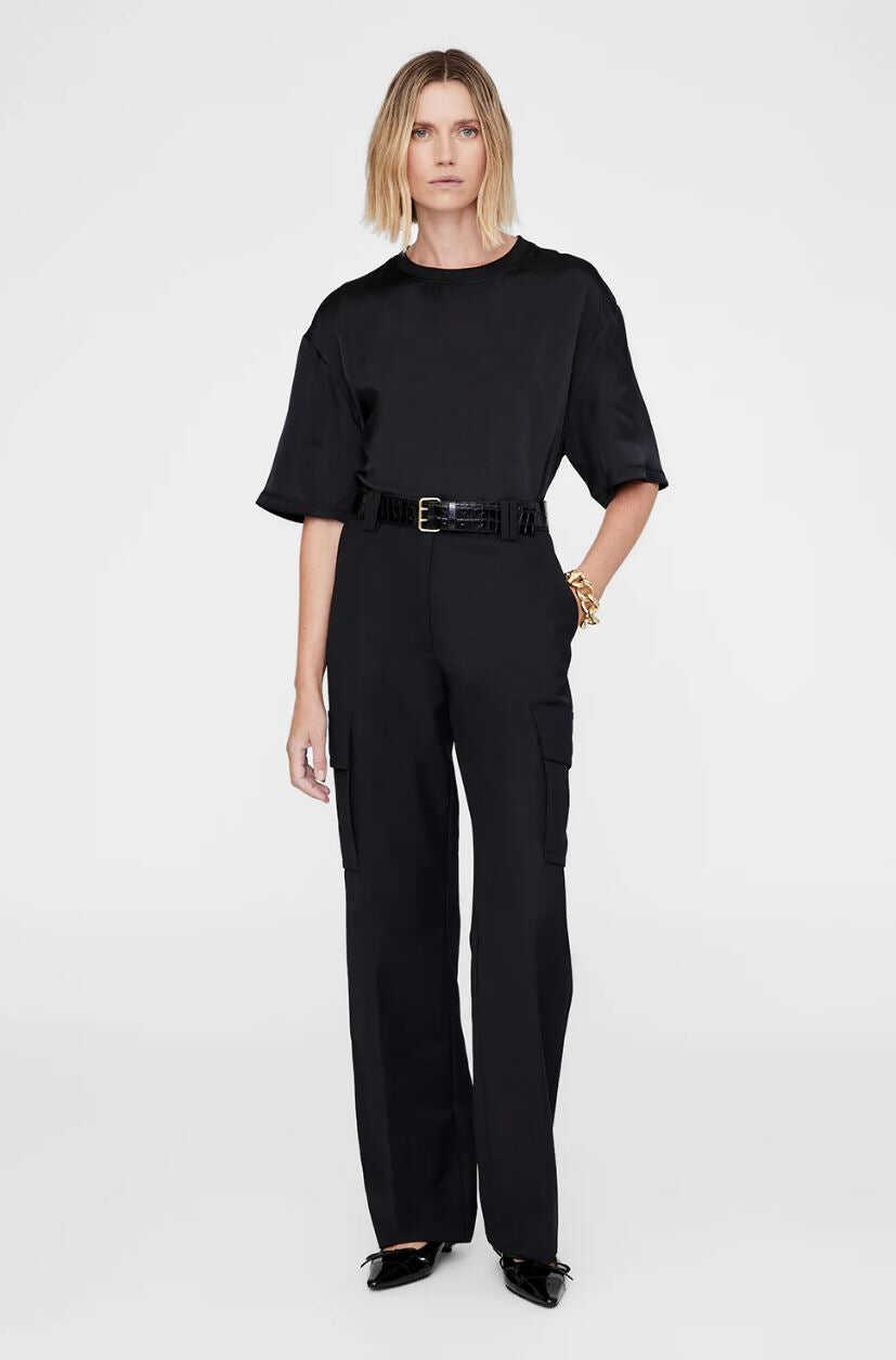 Studyvn Mila Belt in Embossed Black