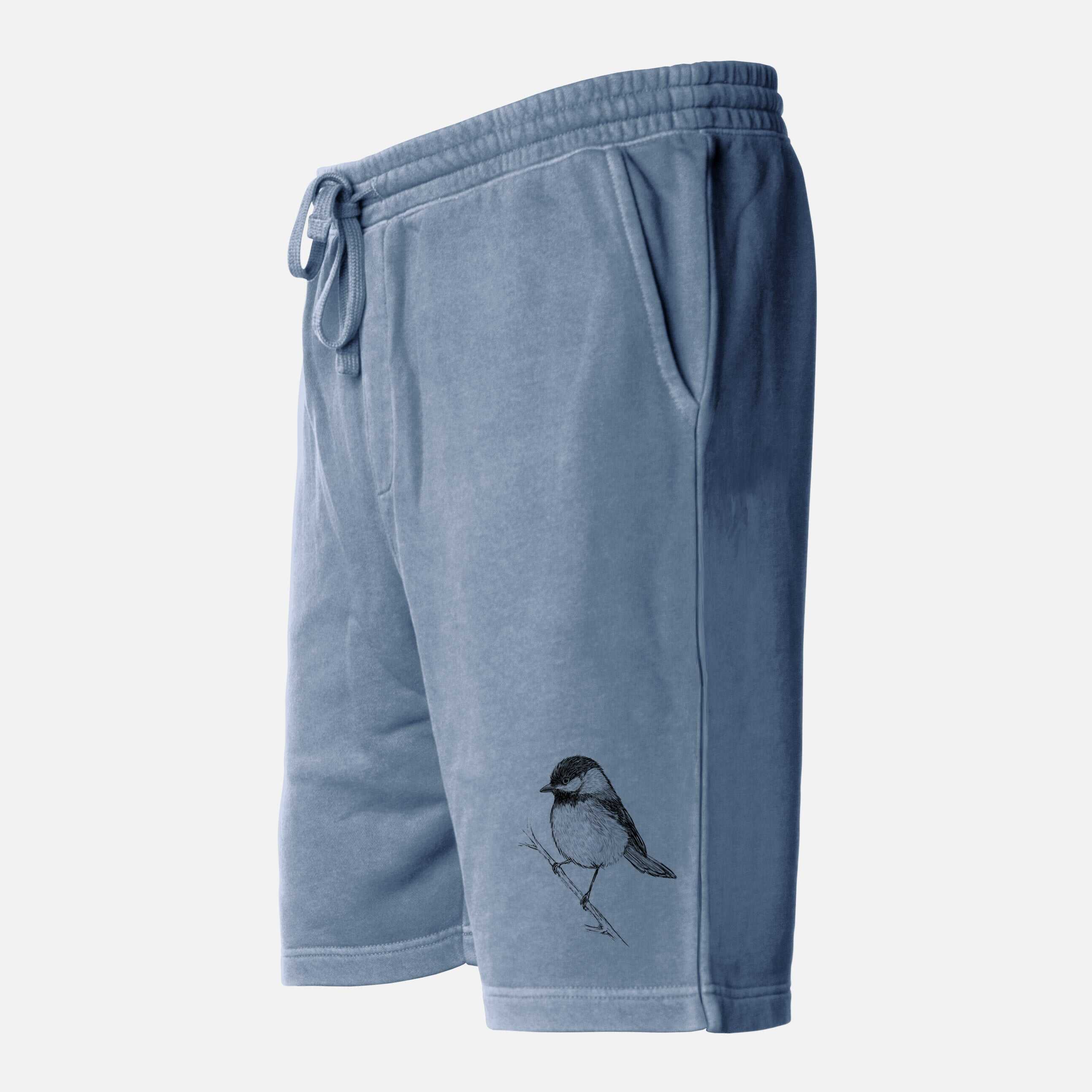 Black-capped Chickadee - Poecile atricapillus - Unisex Pigment Dyed Shorts