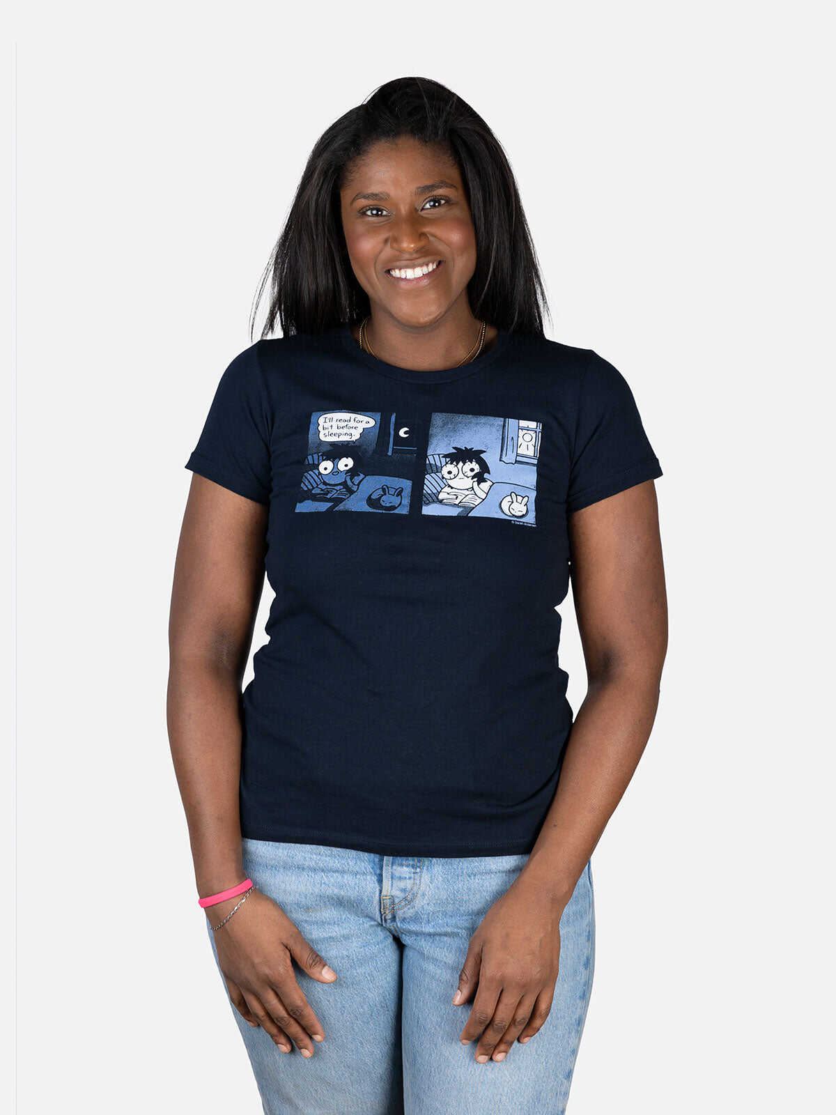 Sarah's Scribbles - I'll Read for a Bit Before Sleeping Women's Crew T-Shirt