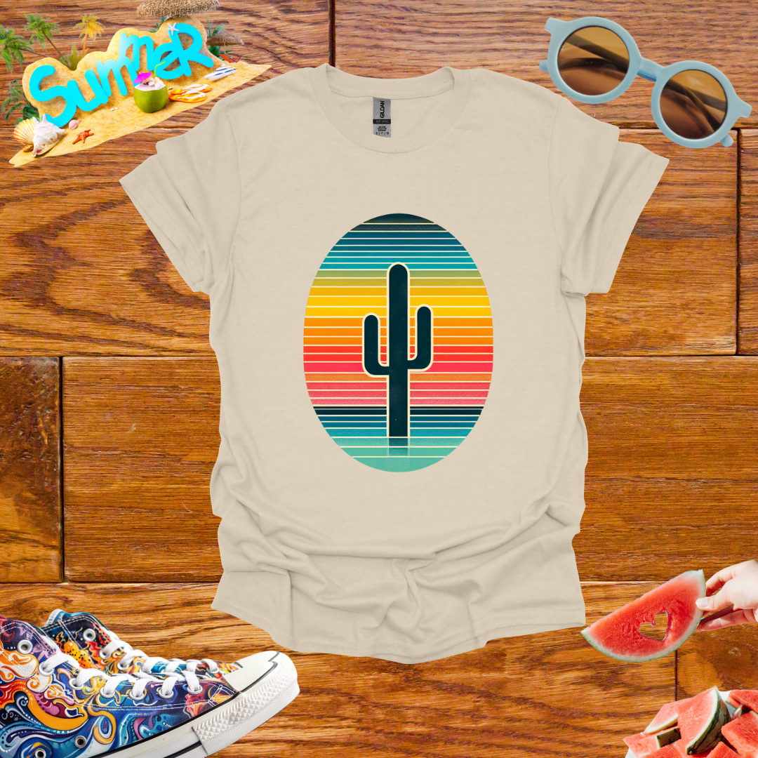 ZCKBDColorful Cactus T-Shirt