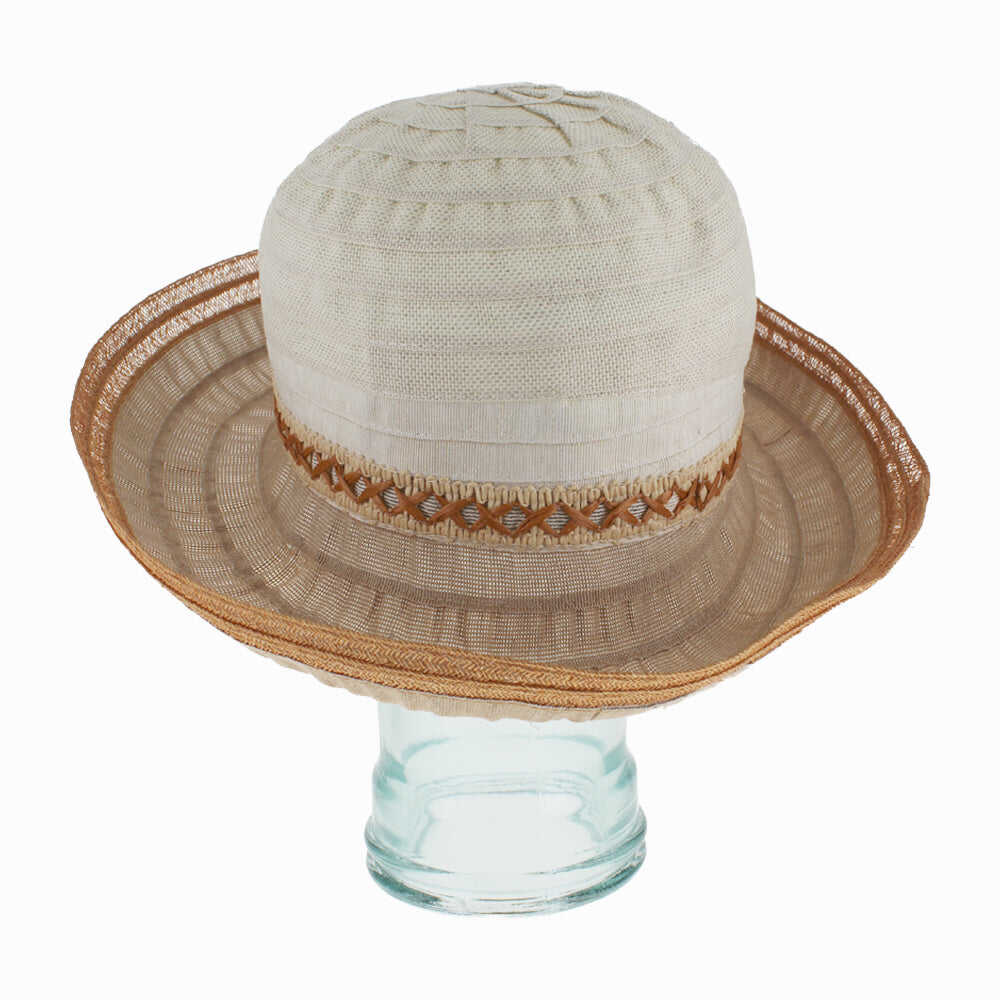 Rolled Brim Sun Hat