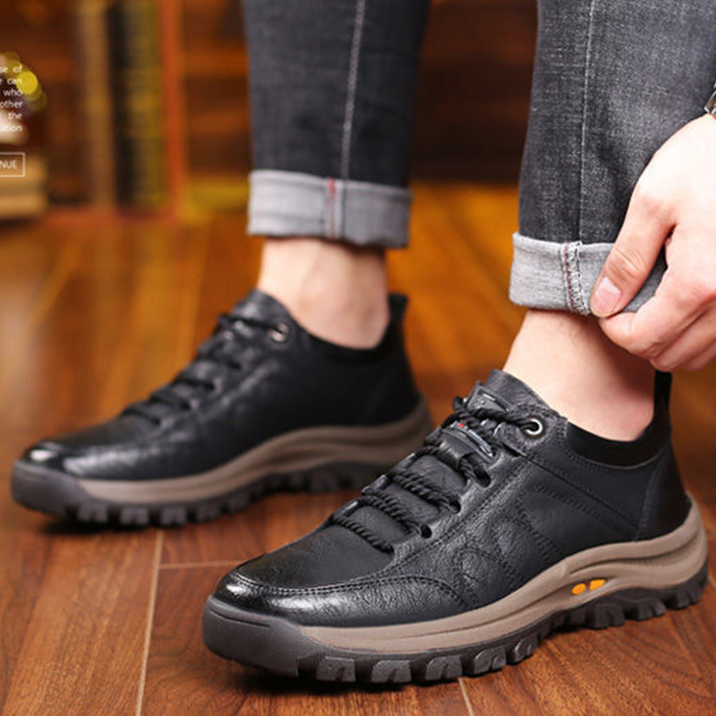 Men's Waterproof Comfy Arch Support Lightweight Orthopedic Walking Shoes