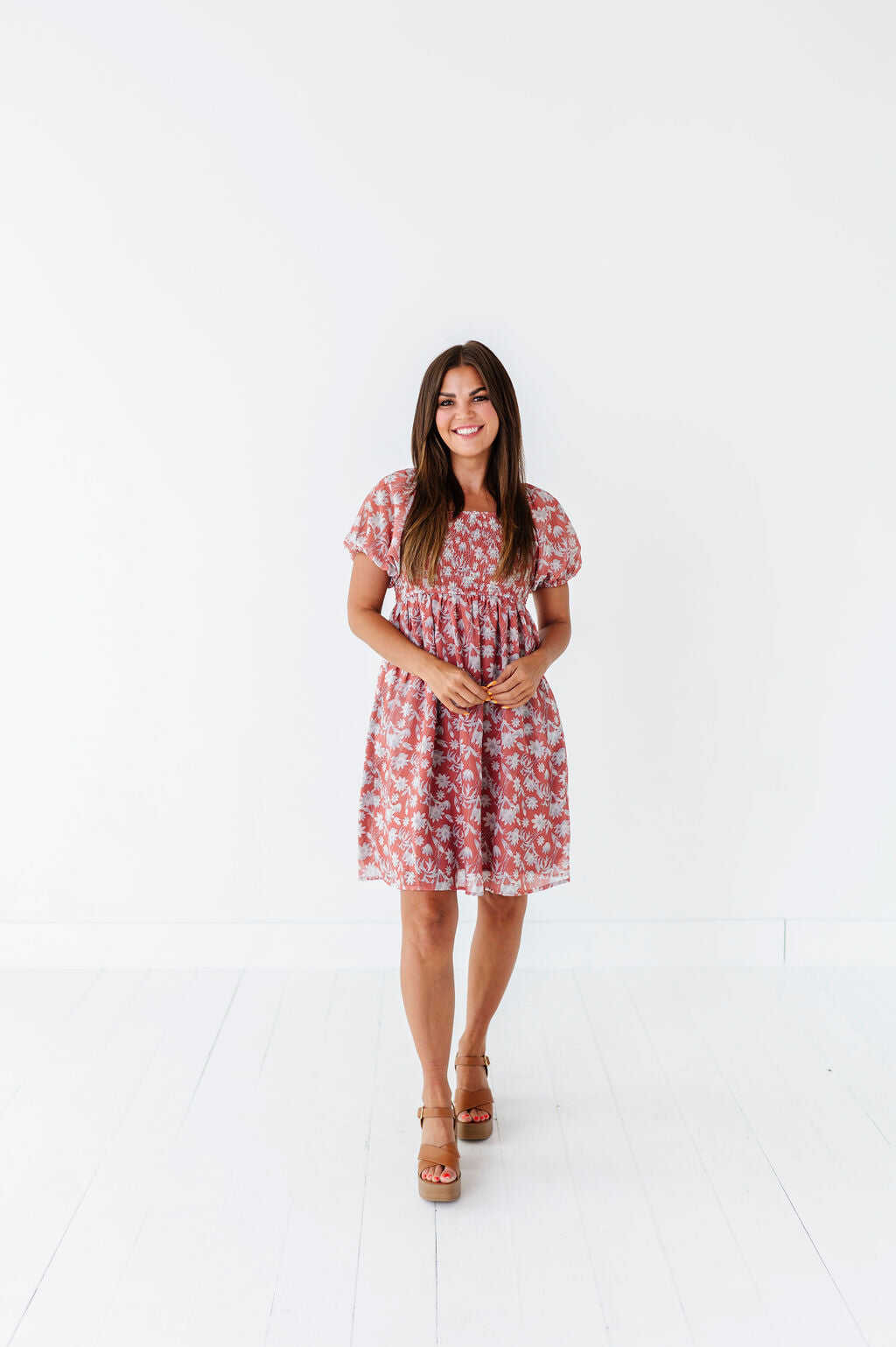 Kimberly Smocked Dress - Size 3X & 4X Left