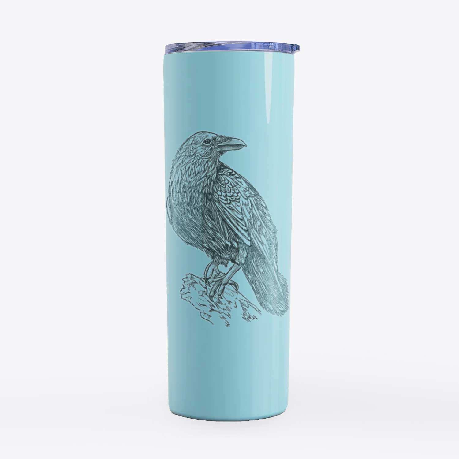Common Raven - Corvus corax - 20oz Skinny Tumbler