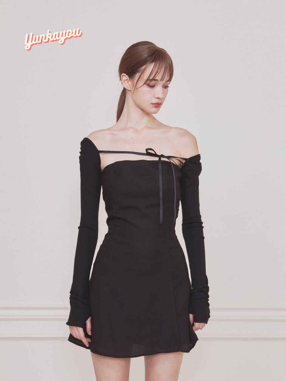 Fay Bolero Dress BLACK