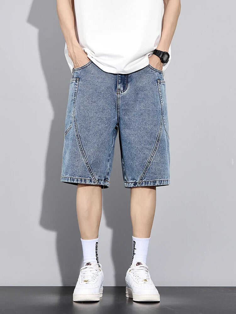 CROSSLINE DENIM SHORTS