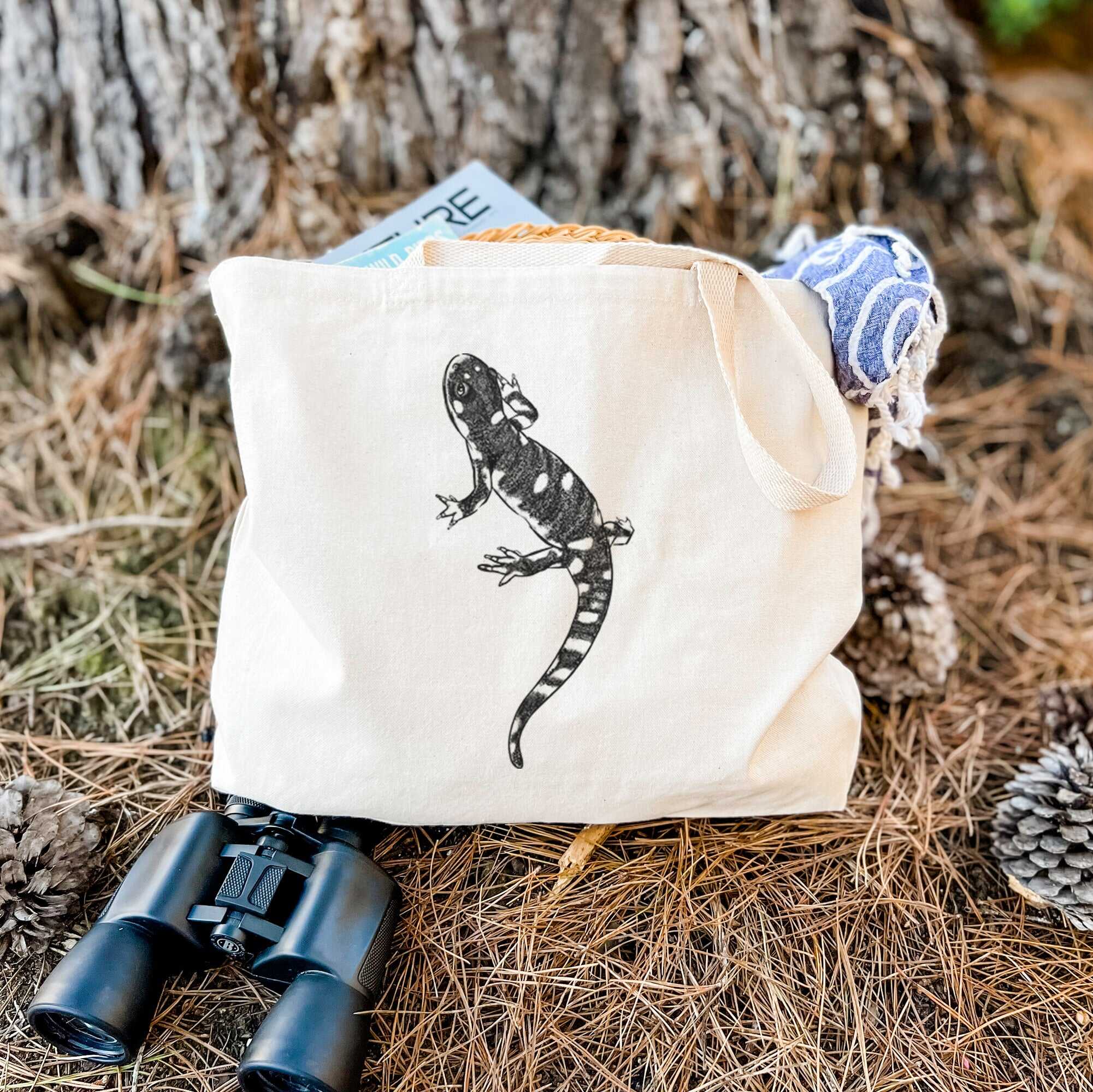 California Tiger Salamander - Ambystoma californiense - Tote Bag