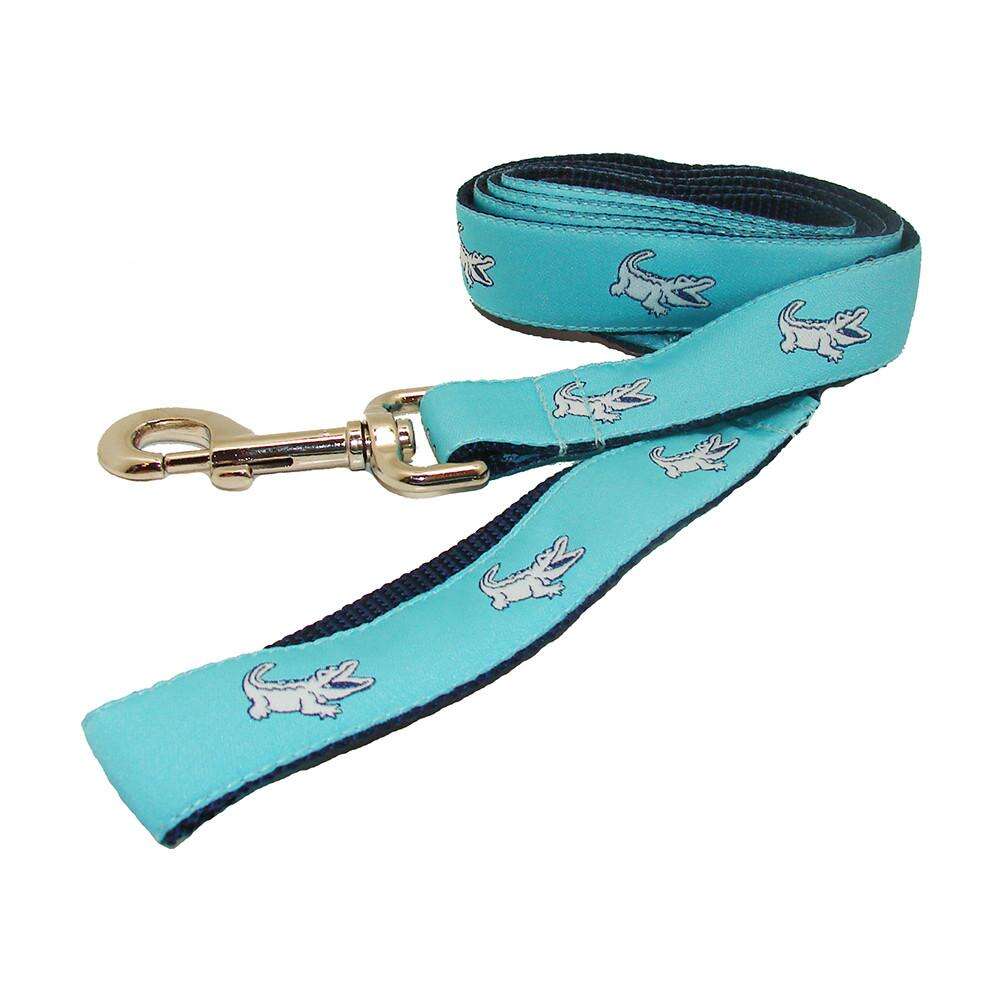 Caribbean Blue NOLAgator Dog Leash