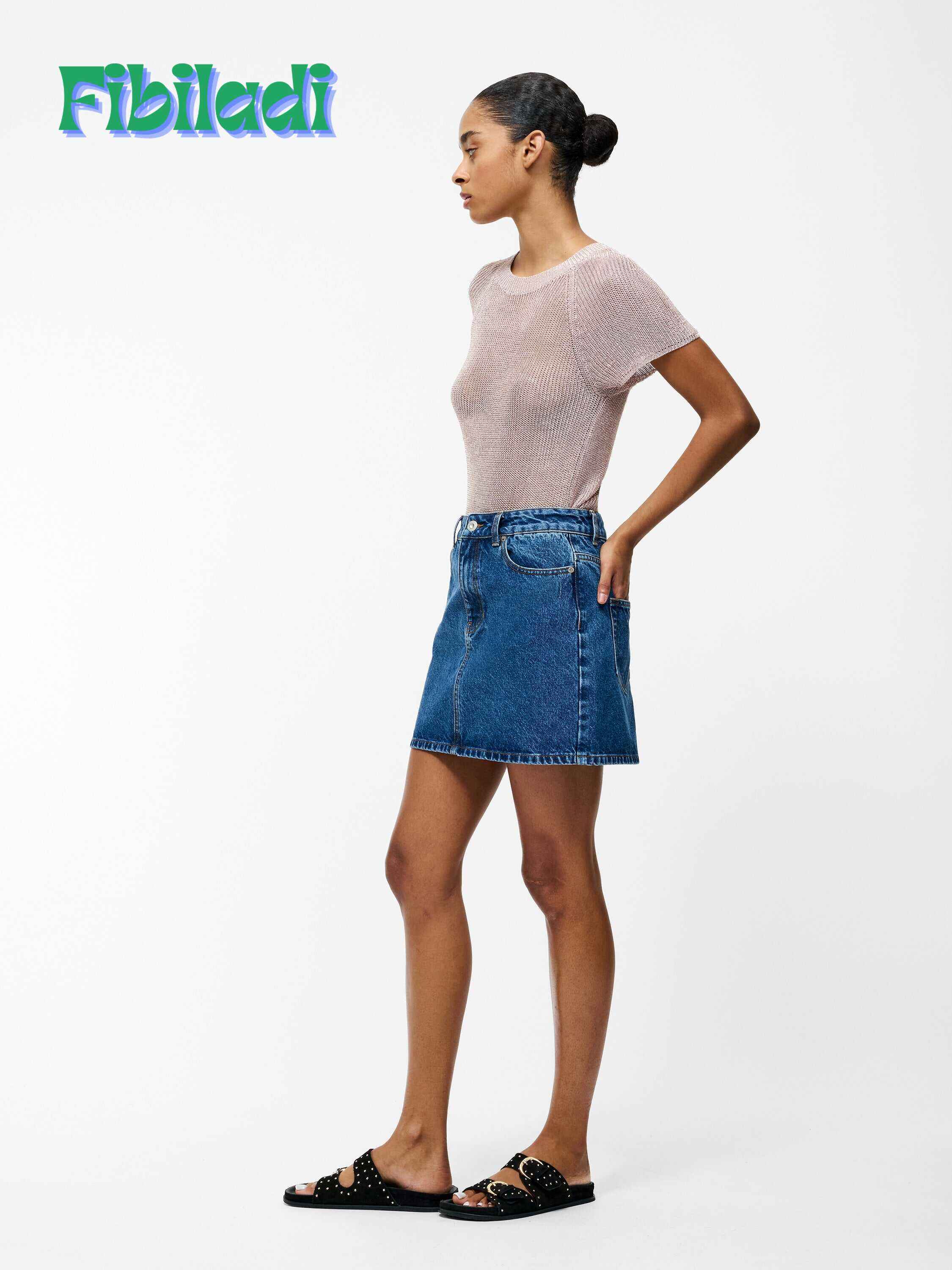 Dallas Denim Mini Skirt