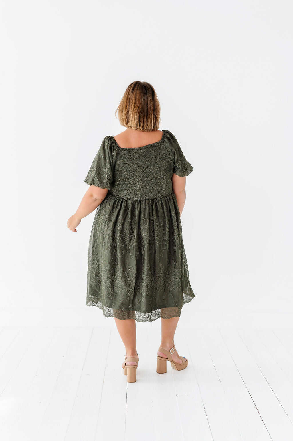 Blythe Embroidered Dress - Size 1XL, 2XL, & 3XL Left