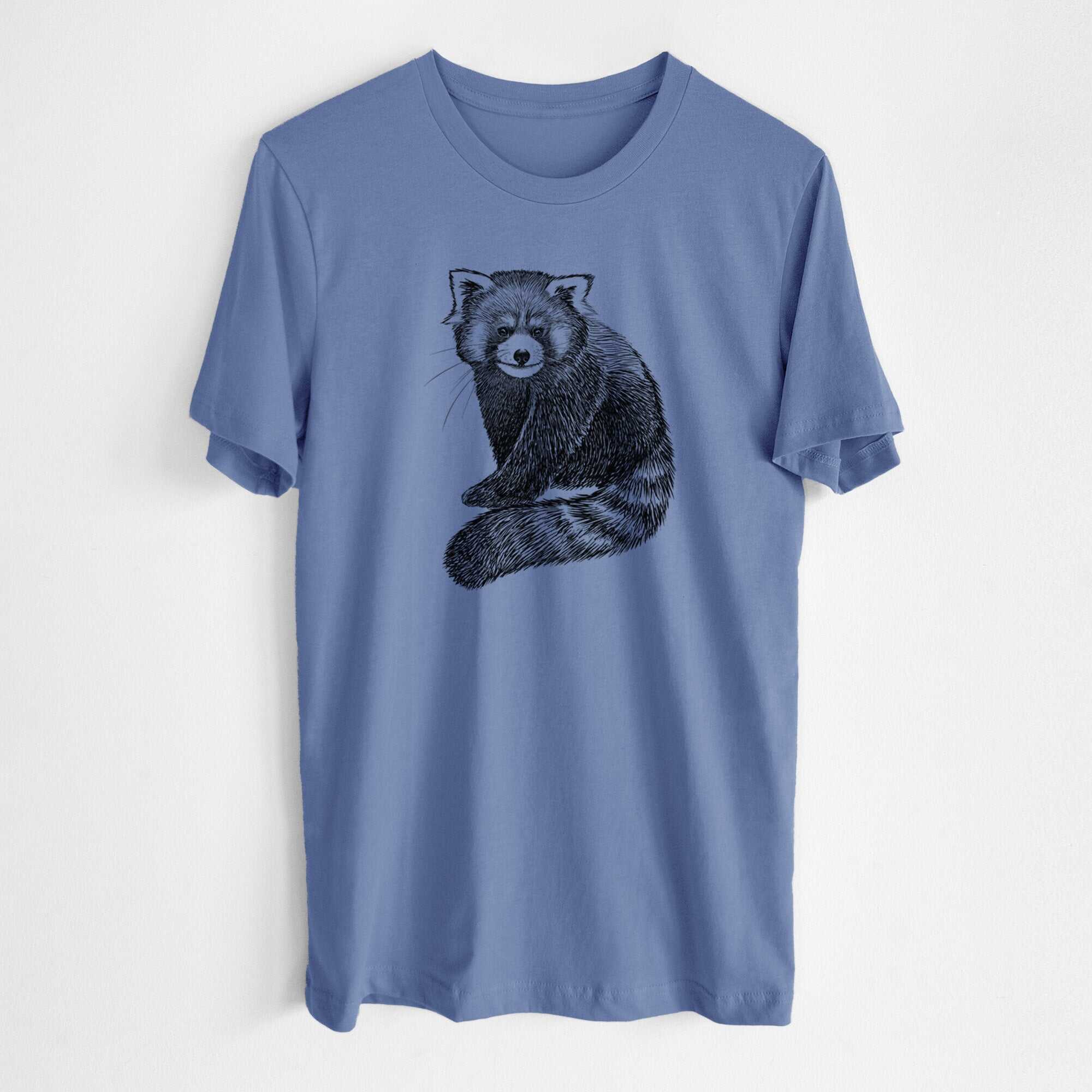 Red Panda - Ailurus fulgens styani - Lightweight 100% Cotton Unisex Crewneck