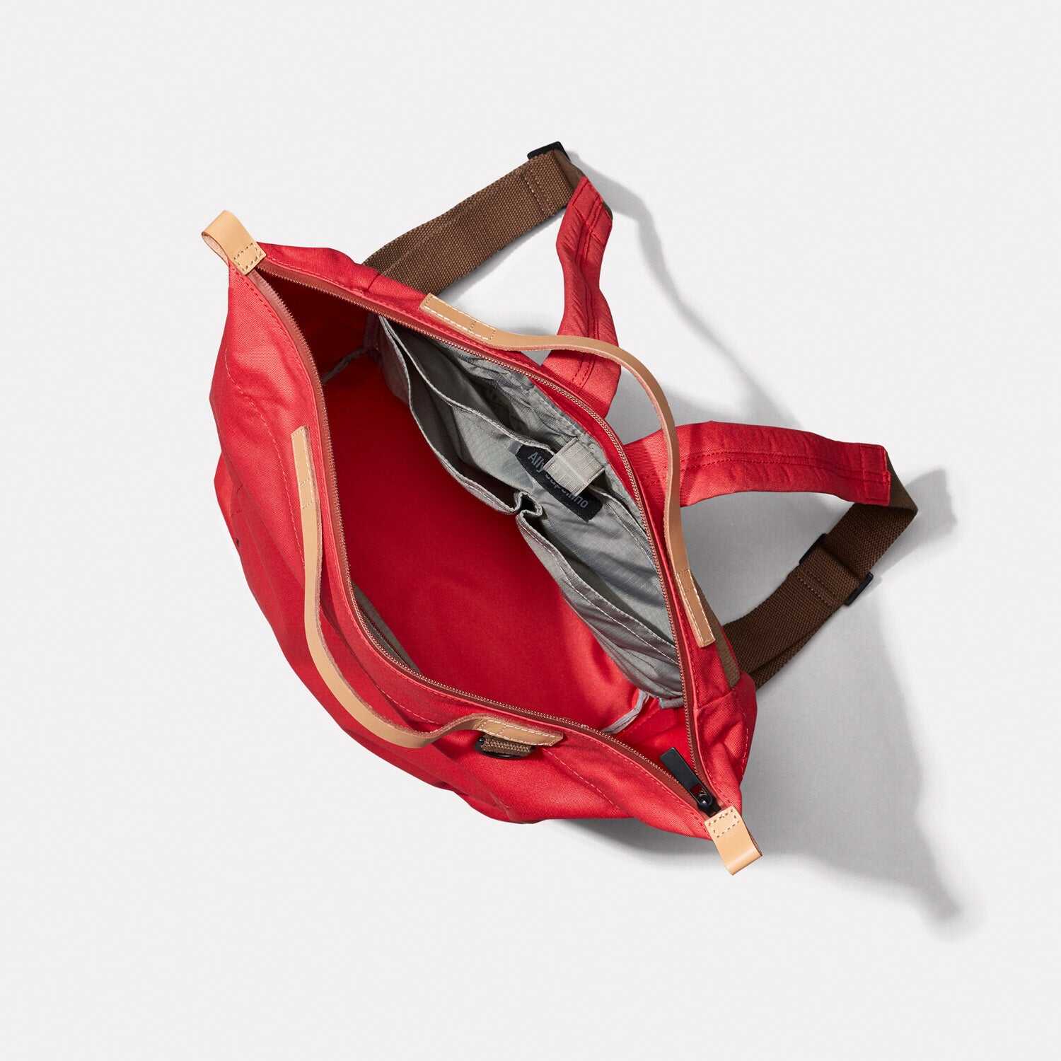 Hoy Travel Cycle Recycled Backpack in Crimson