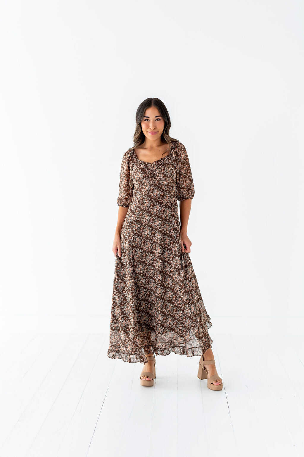 Larissa Floral Dress - Size Small, 2X, & 3X Left