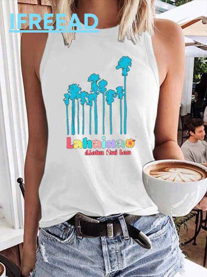 Women's Lahaina Hawaii Maui Support Tank Top
