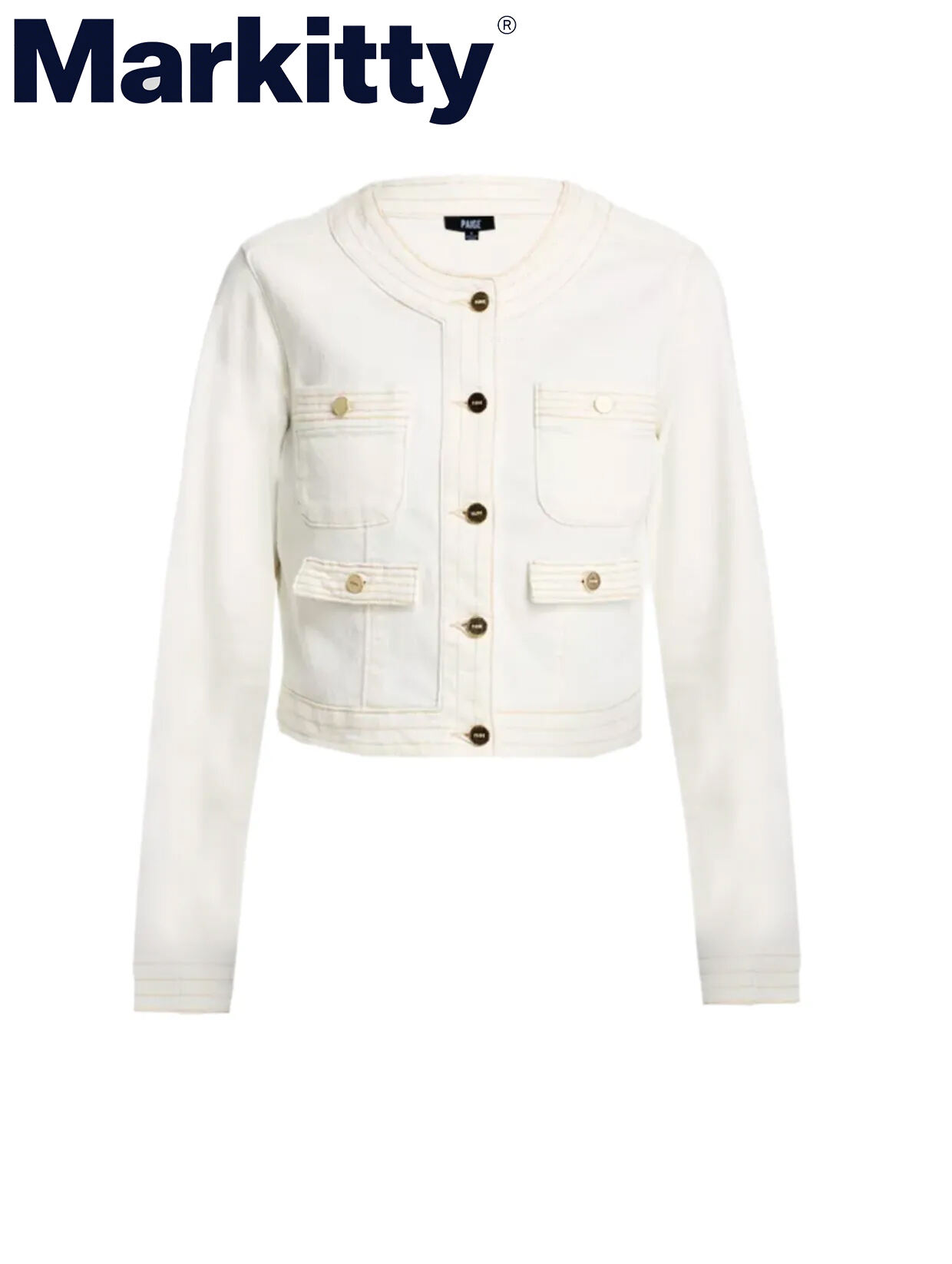 Paige Kiya Jacket in Toasted Ecru