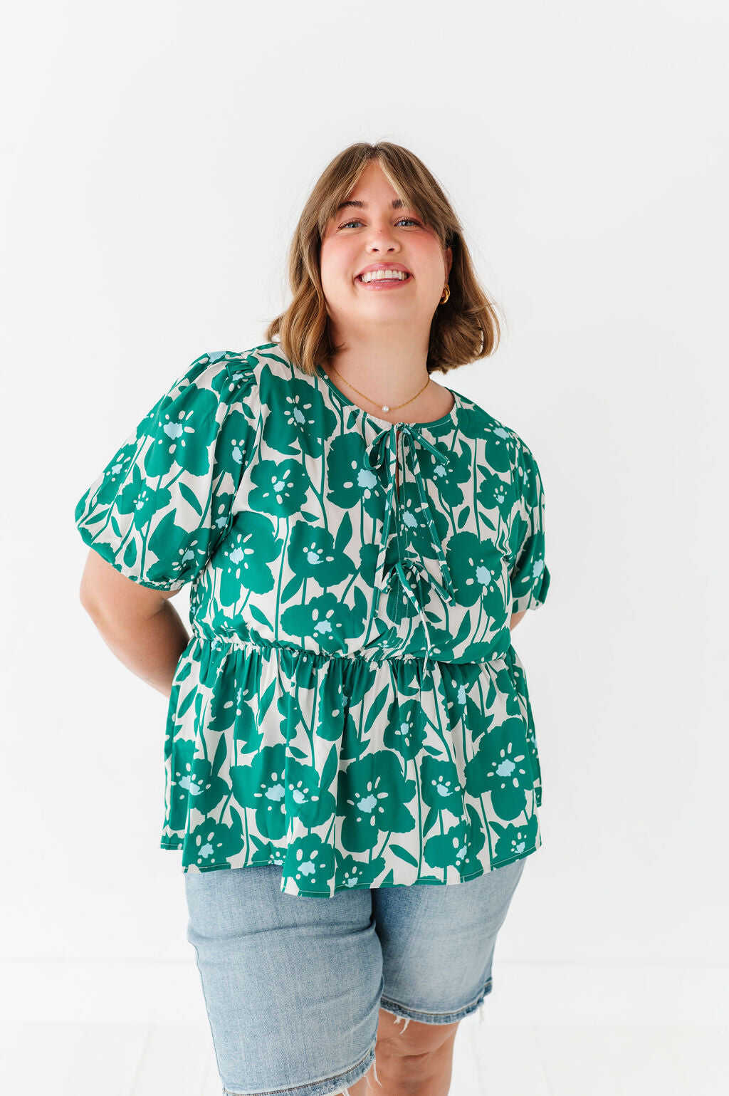 Evana Tie Blouse
