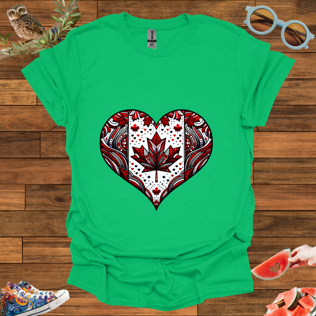 ZCKBDCanada Heart T-Shirt