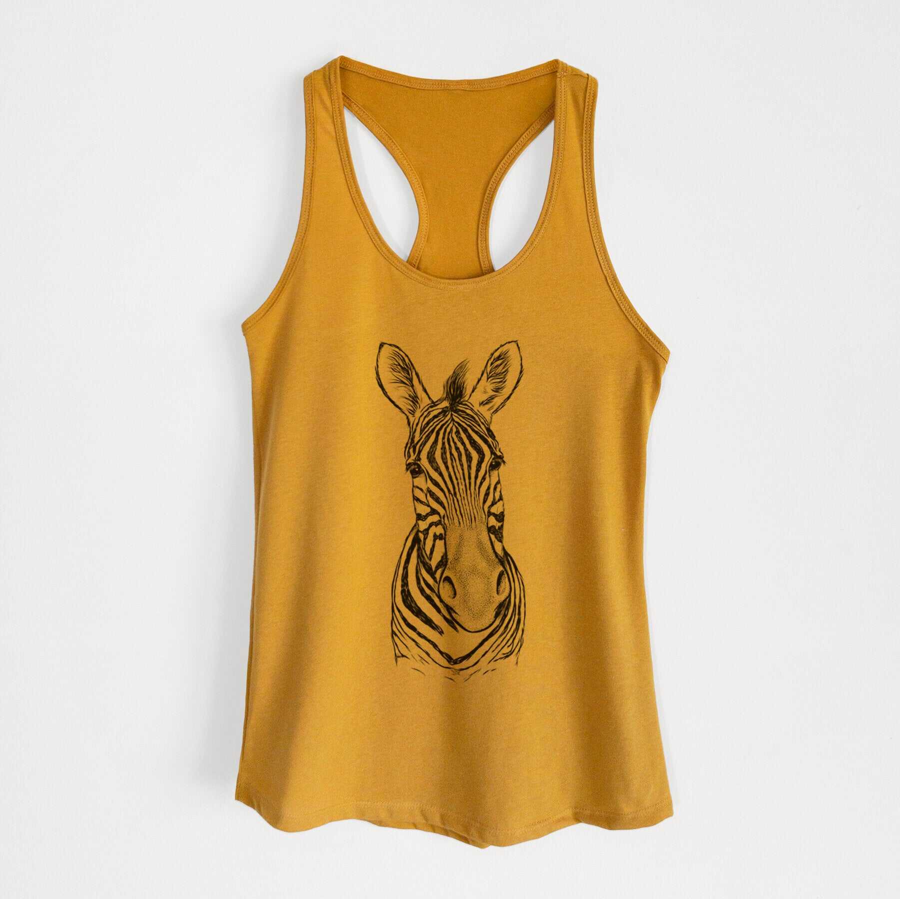 Damara Zebra - Equus quagga antiquorum - Women's Racerback Tanktop