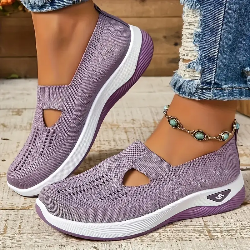 Women's Woven Orthopedic Breathable Soft Sole Shoes