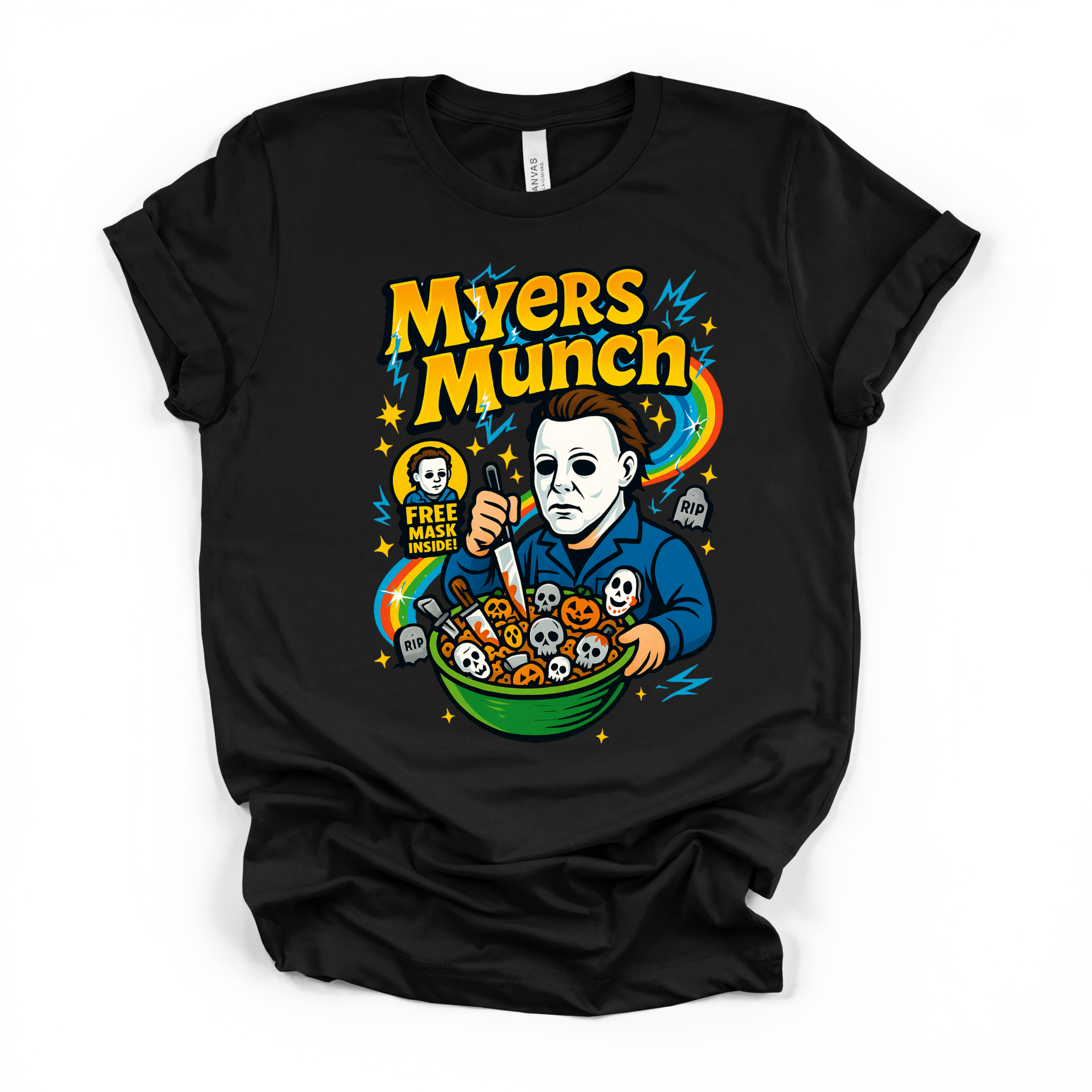 Myers Munch Halloween T Shirt