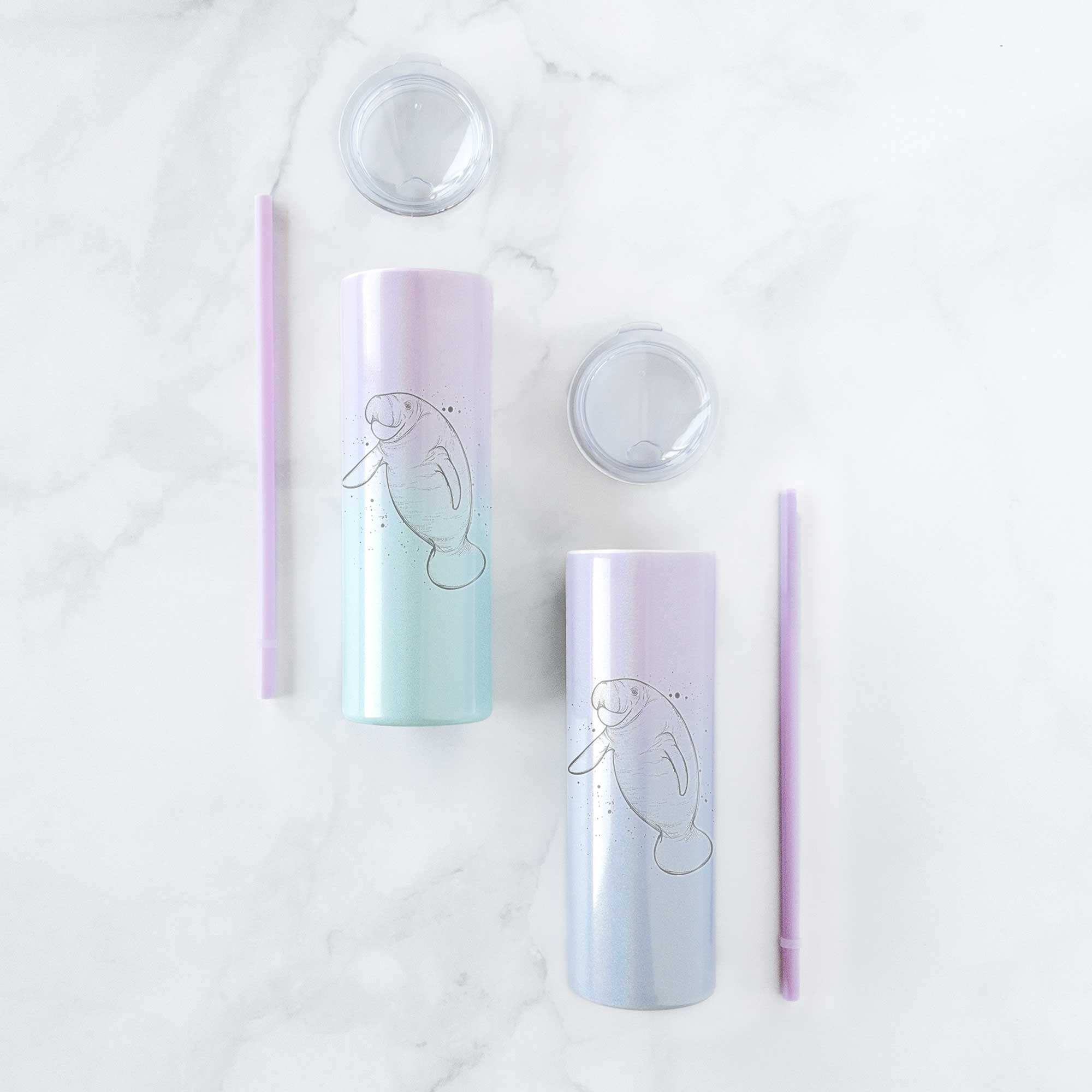Manatee - 20oz Skinny Tumbler