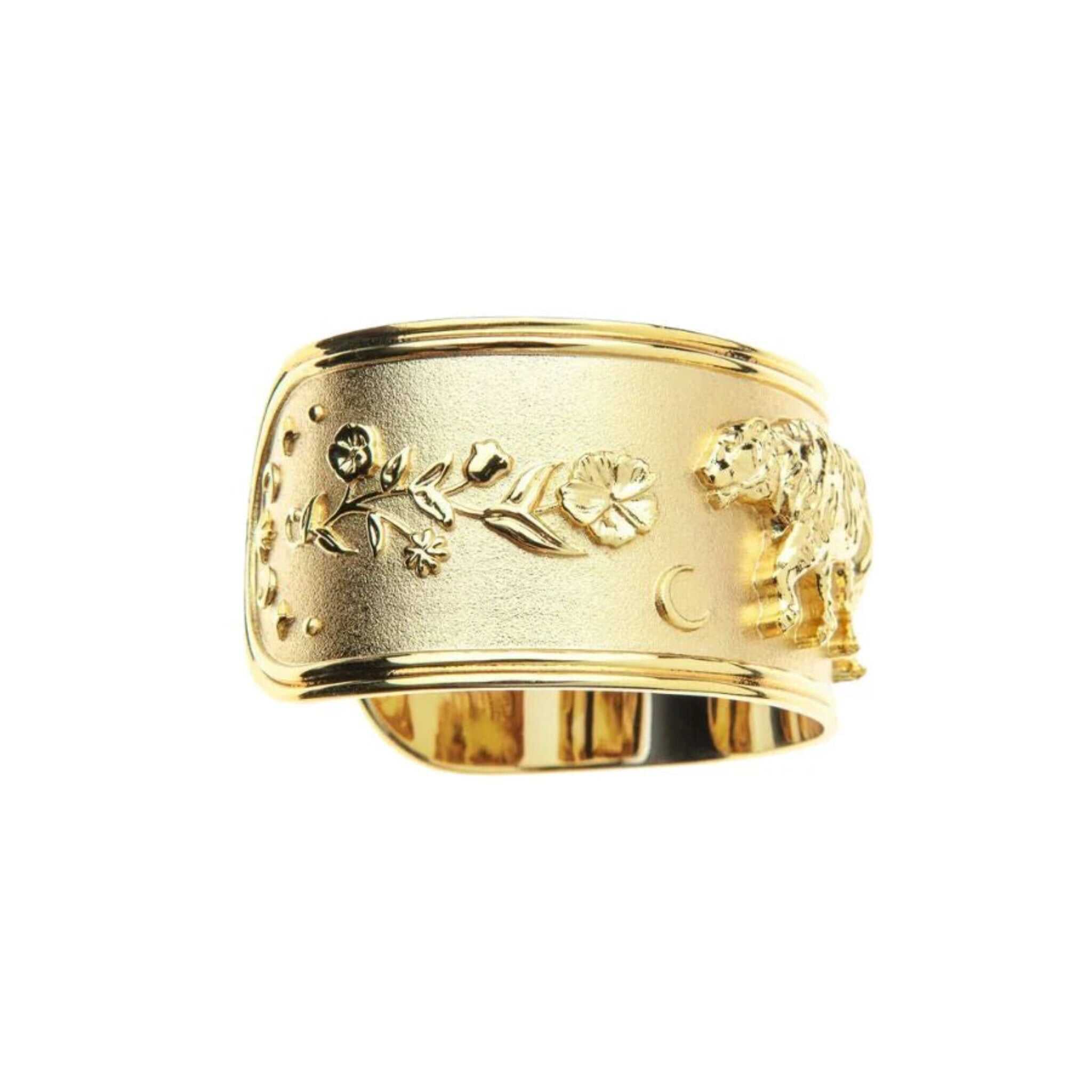 Jane Win STRONG Tiger Cuff Bracelet