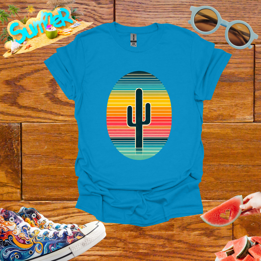 ZCKBDColorful Cactus T-Shirt