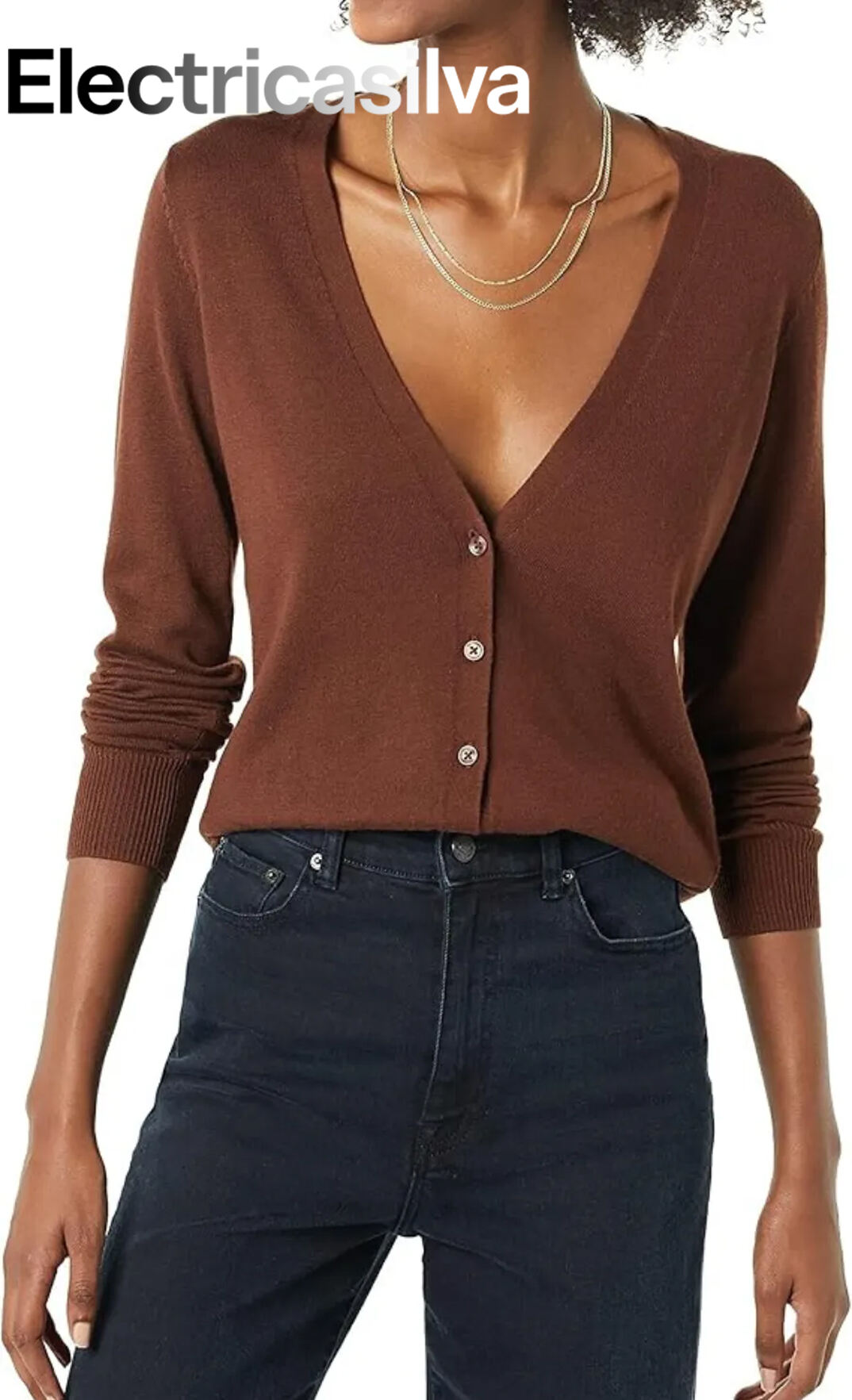 Lightweight Comfy Cardigan Sweater For Daily And Office Wear