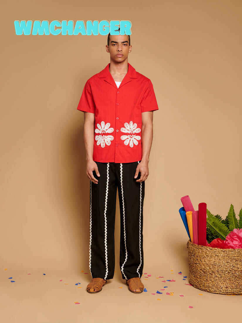 Rosario Trimmed Pockets Shirt