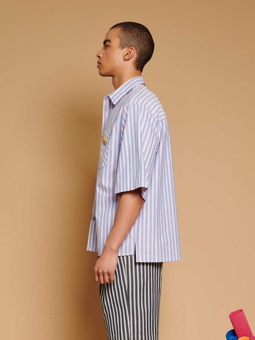 Verano Boxy Striped Shirt