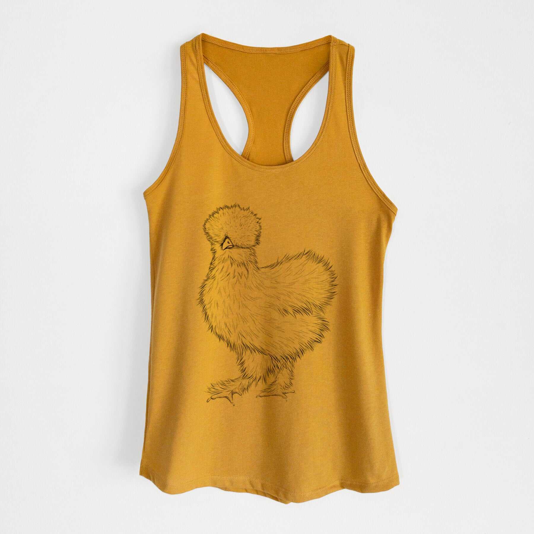 Silkie Chicken - Women's Racerback Tanktop