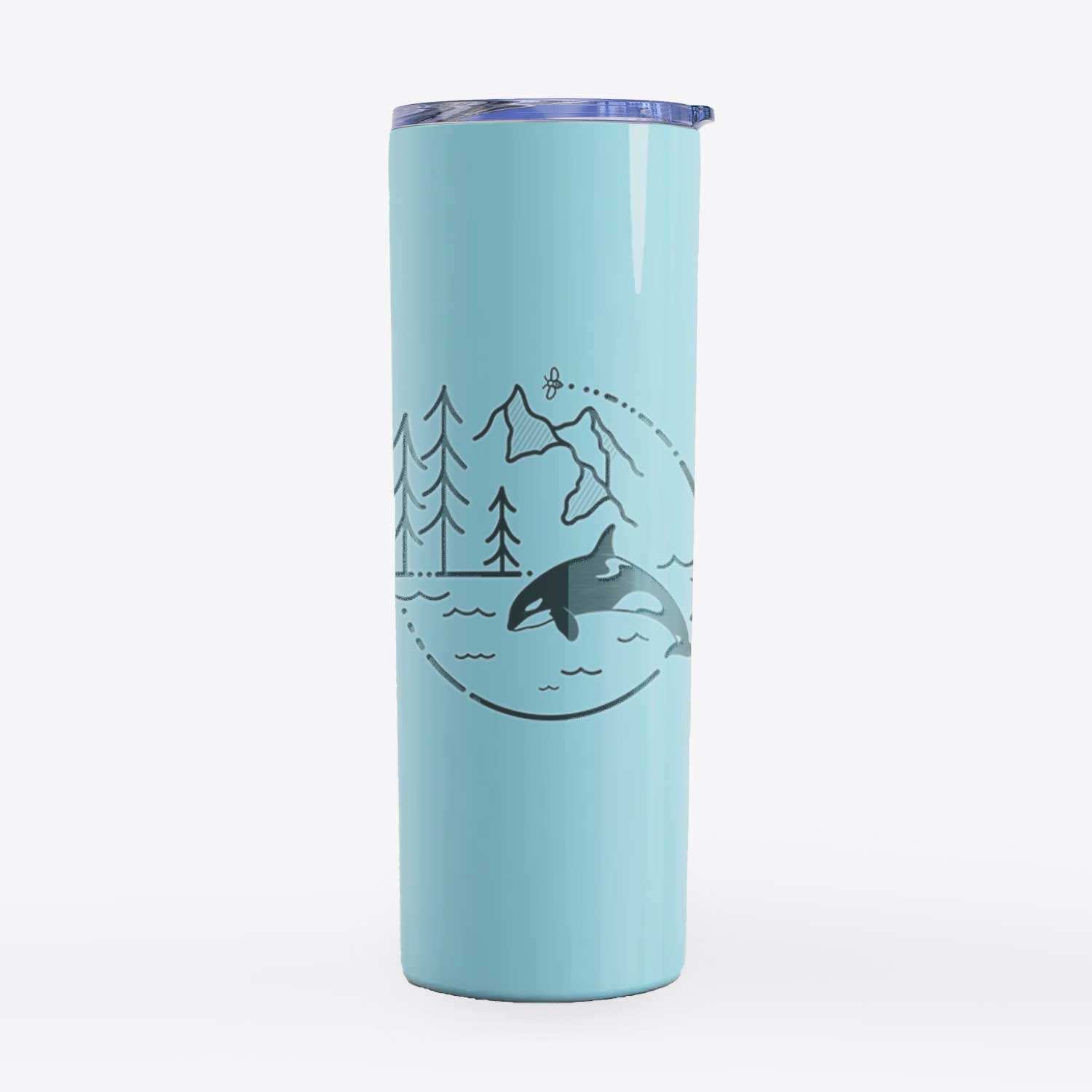 It's All Connected - Orca - 20oz Skinny Tumbler